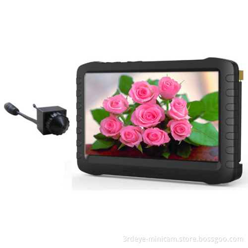 5.8g Wireless Camera Monitor-90deg VOA, 100m, 5inch Screen, Motion Detect and Loop Recording